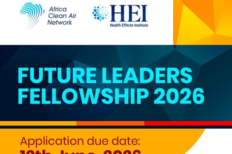Africa Clean Air Network/Health Effects Institute Future Leaders Fellowship 2026