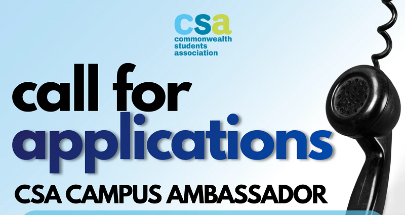 Commonwealth Students Association Call for Campus Ambassadors Across the Commonwealth